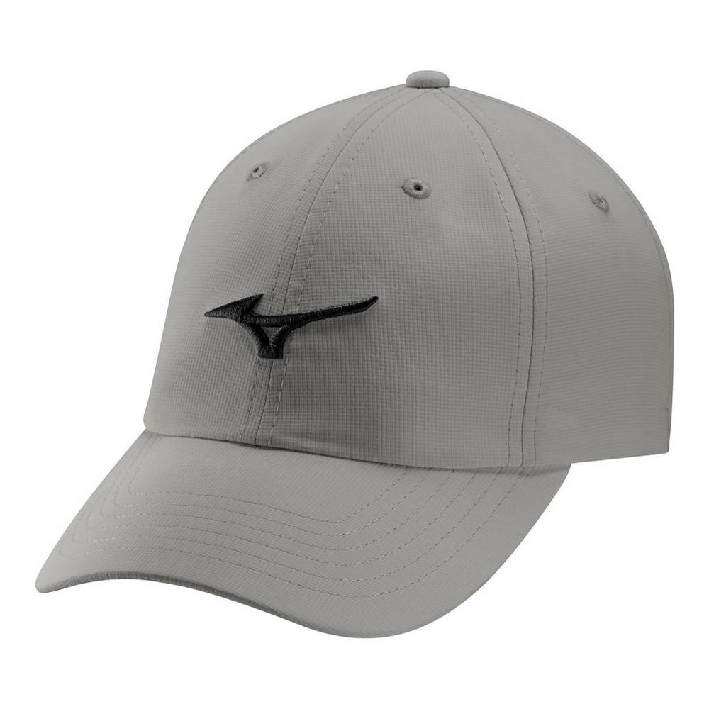 Panske Čiapky Mizuno Tour Adjustable Lightweight Golf Siva/Čierne Vypredaj KLRN50481